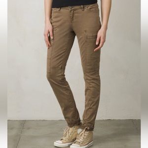PrAna Pottery Louisa Organic Cotton blend skinny utility pant